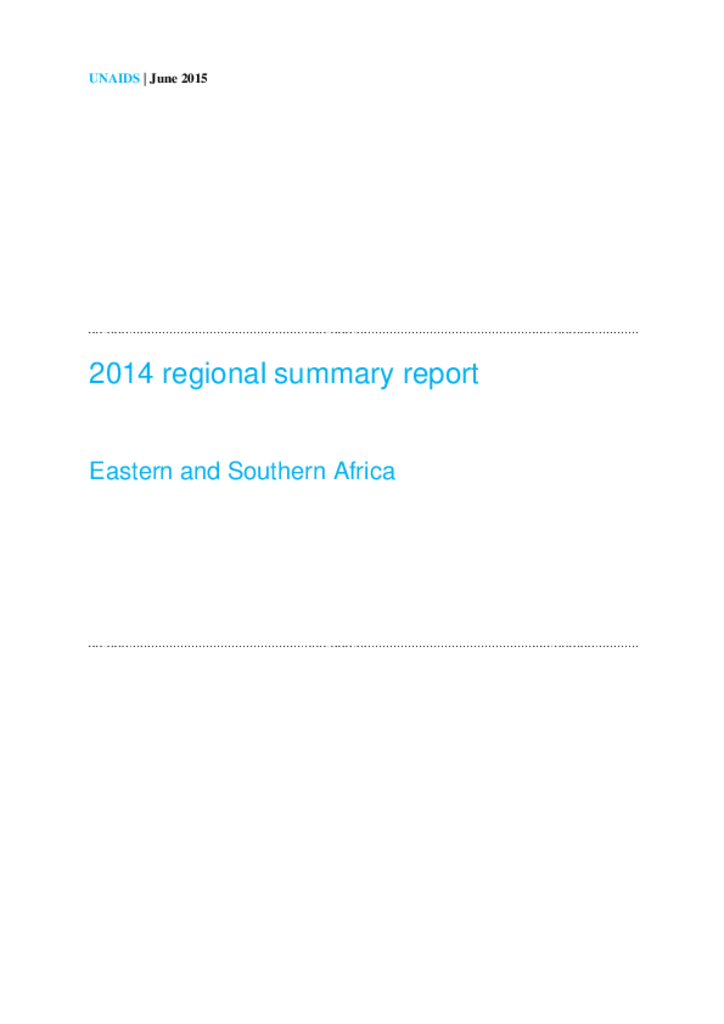 2014_Regional_Summary _Report_ESAF