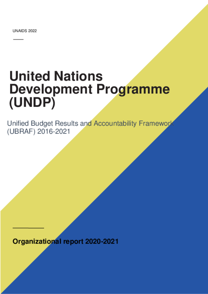 UNDP_Organizational report_2021_0