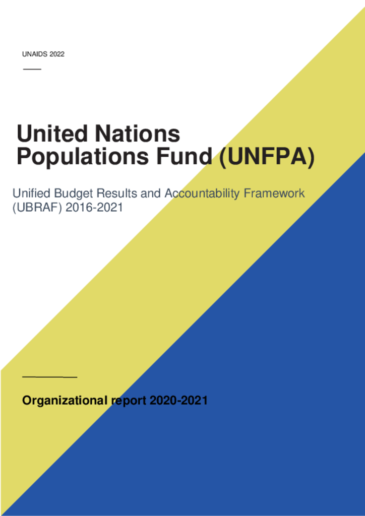 UNFPA_Organizational report_2021_0