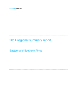 2014_Regional_Summary _Report_ESAF 2014_Regional_Summary _Report_ESAF