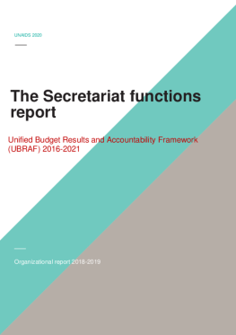 Secretariat_Organizational report_2018-2019 Secretariat_Organizational report_2018-2019