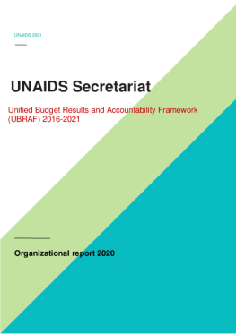 UNAIDS Secretariat_Organizational report_2020 UNAIDS Secretariat_Organizational report_2020