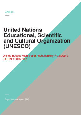 UNESCO_Organizational report_2018 UNESCO_Organizational report_2018