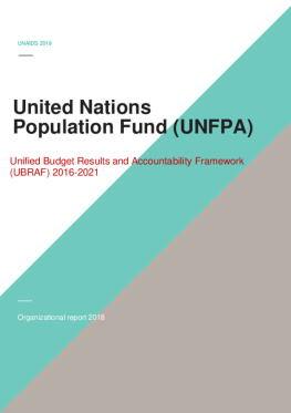 UNFPA_Organizational report_2018 UNFPA_Organizational report_2018
