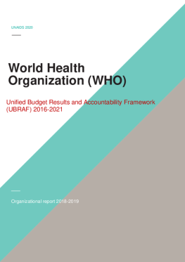 WHO_Organizational report_2018-2019